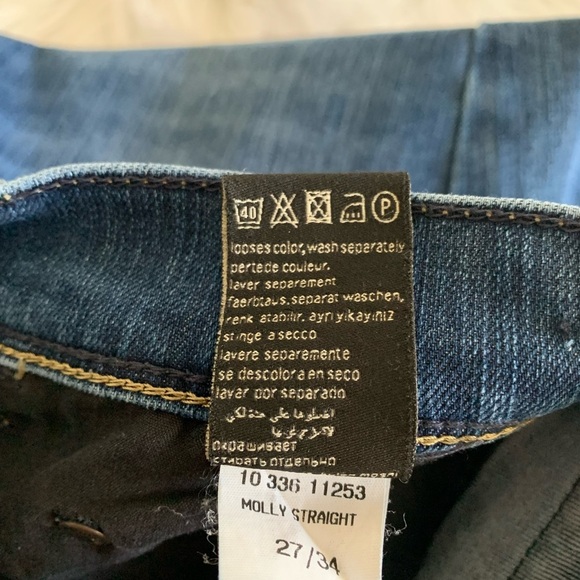 MAVI GOLD MOLLY STRAIGHT High Rise Jeans - Picture 4 of 12